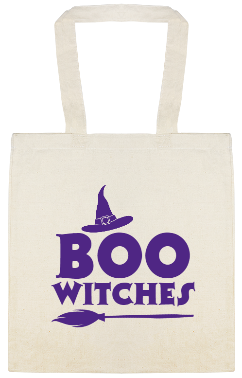 Halloween Boo Witches Custom Everyday Cotton Tote Bags Style 143608