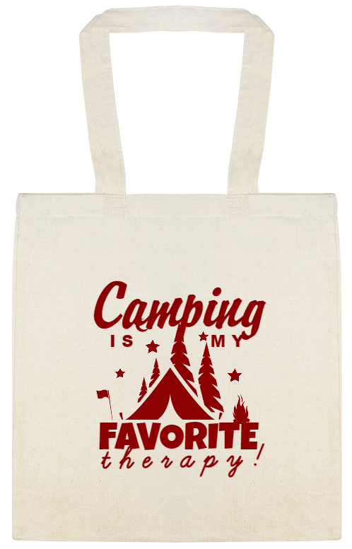 Parties & Events Camping M Y Favorite H Custom Everyday Cotton Tote Bags Style 147920