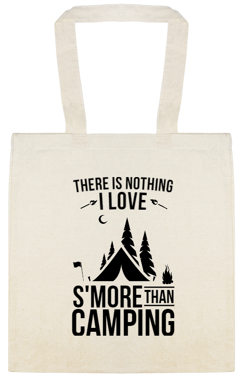 Nothing I Love More Than Camping Smore Custom Everyday Cotton Tote Bags Style 147712