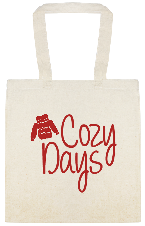 Cozy Days Custom Everyday Cotton Tote Bags Style 142017