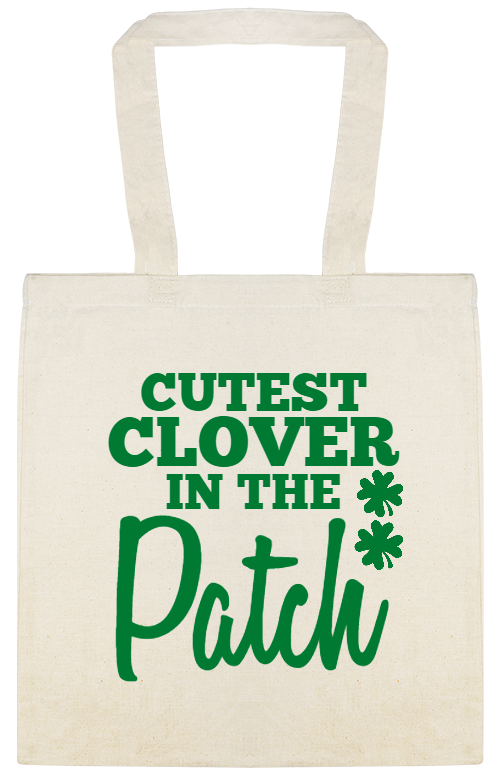 Saint Patricks Day Cutest Clover The Patch Custom Everyday Cotton Tote Bags Style 148472