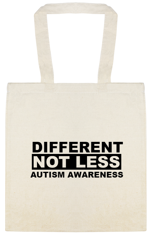 Autism Awareness Different Custom Everyday Cotton Tote Bags Style 117384