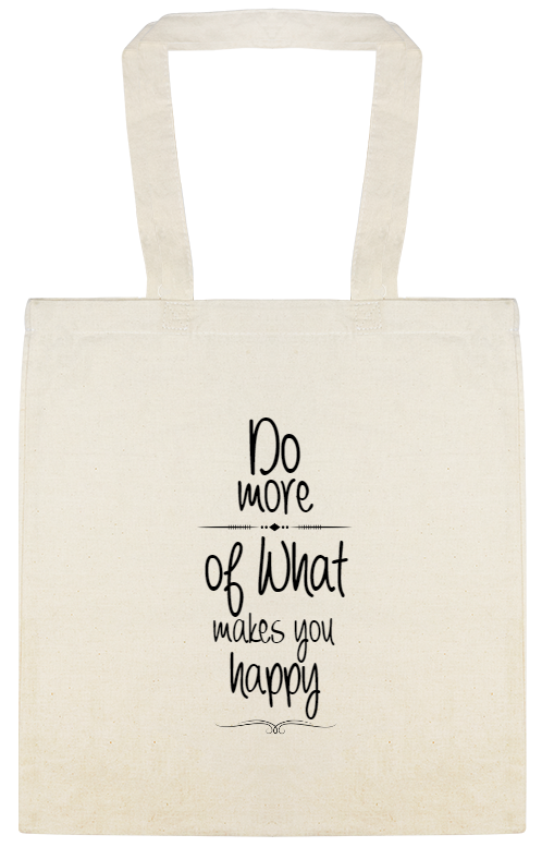Picnics Do More Of What Makes You Happy Custom Everyday Cotton Tote Bags Style 115356