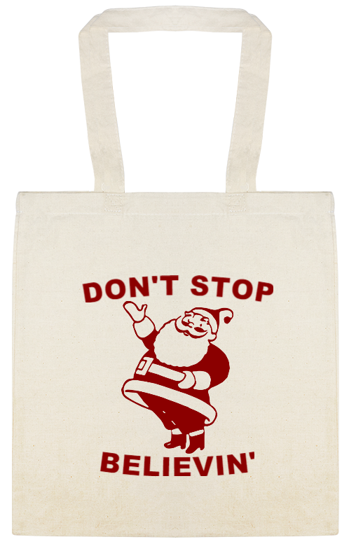 Don\'t Stop Believing Custom Everyday Cotton Tote Bags Style 145041