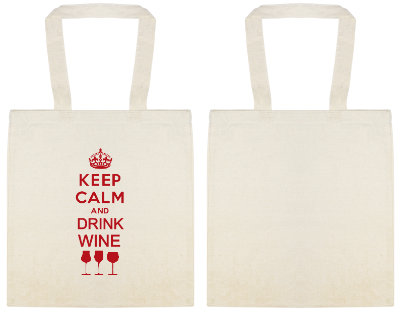 Food And Drink Wine Custom Everyday Cotton Tote Bags Style 115406
