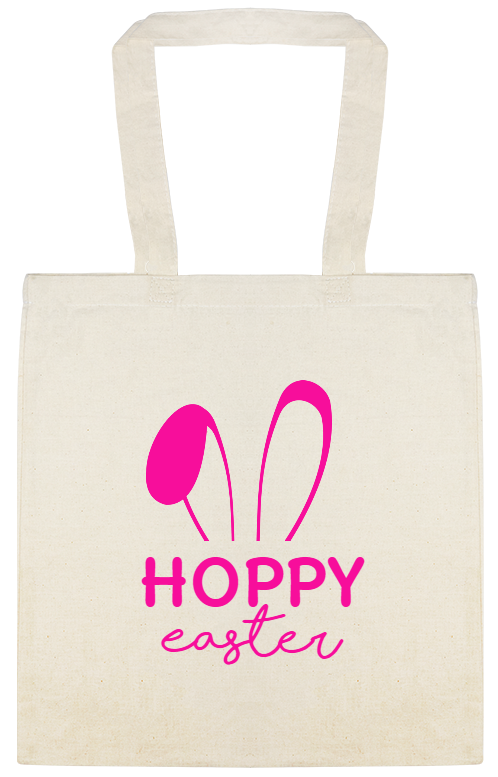 Holidays & Special Events Easter Hoppy Custom Everyday Cotton Tote Bags Style 149335