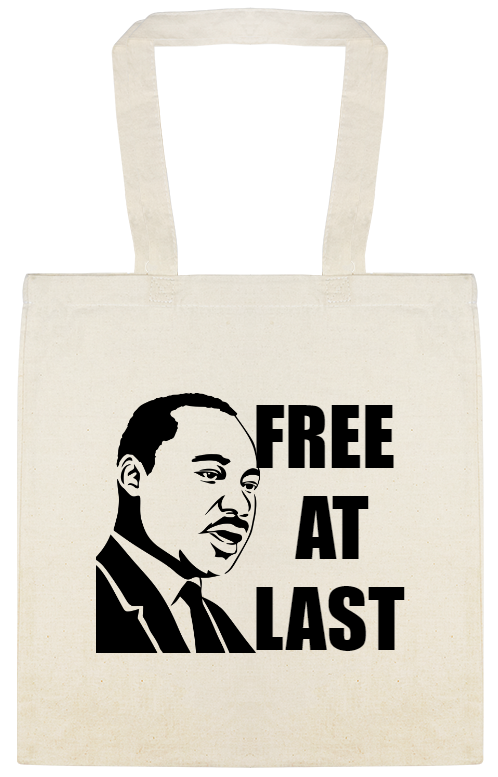 Holidays & Special Events Free AtLast Custom Everyday Cotton Tote Bags Style 146523