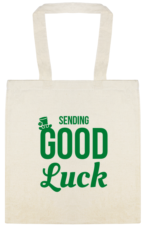 Sending Good Luck Custom Everyday Cotton Tote Bags Style 148868