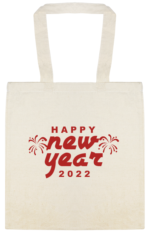 Holidays & Special Events New Year 2 Custom Everyday Cotton Tote Bags Style 145460