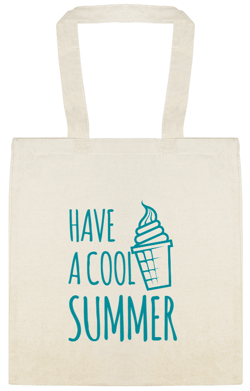 Seasonal Have Cool Summer Custom Everyday Cotton Tote Bags Style 154390