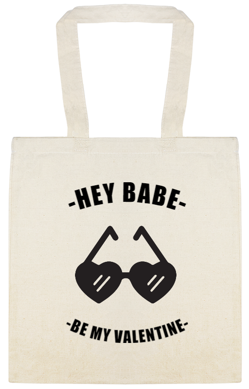 Hey Babe Be My Valentine Custom Everyday Cotton Tote Bags Style 147320