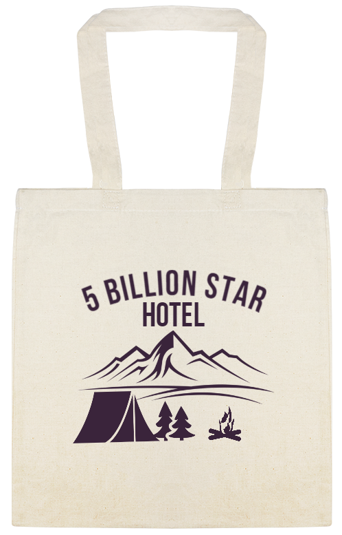 5 Billion Star Hotel Custom Everyday Cotton Tote Bags Style 147708