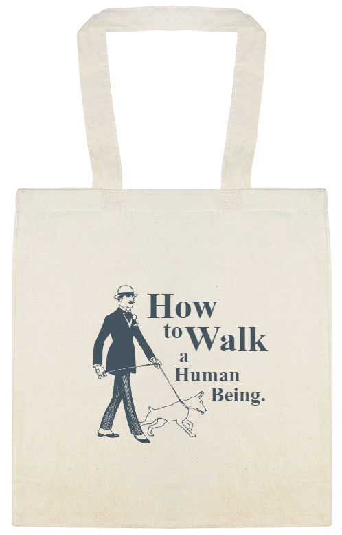 Picnics How To A Human Being Walk Custom Everyday Cotton Tote Bags Style 115375