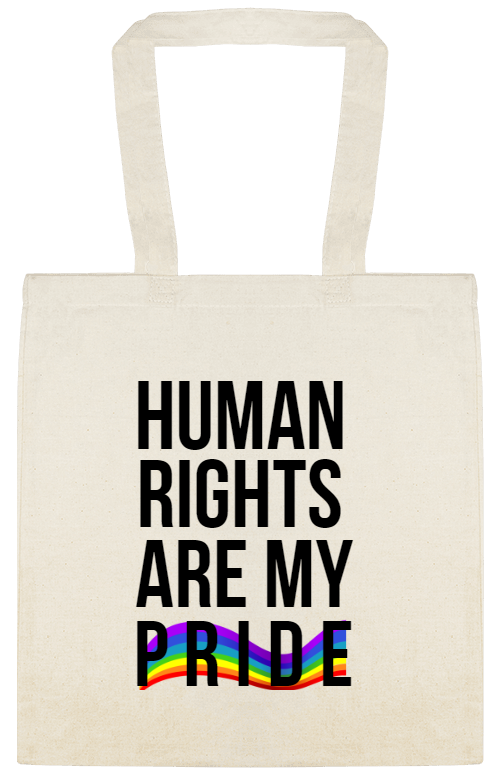 Charities, Fundraisers & Awareness Human Rights My P Custom Everyday Cotton Tote Bags Style 152658