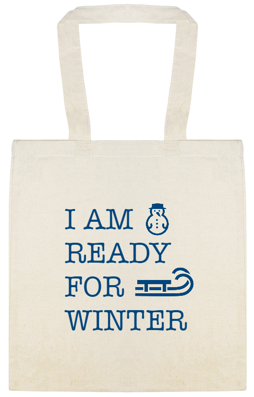 Ready For Winter AmReadyForWinter Custom Everyday Cotton Tote Bags Style 146188