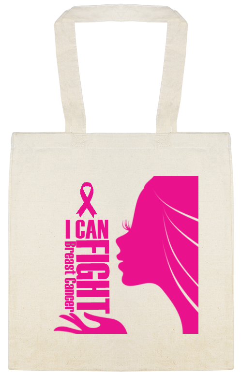 Special Events Can Fight Breast Cancer Custom Everyday Cotton Tote Bags Style 123376
