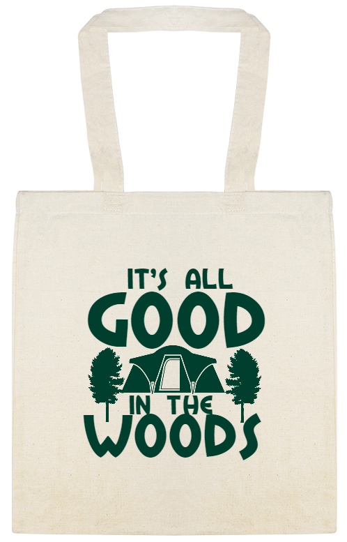Festival & Picnics Its All Good In The Woods Custom Everyday Cotton Tote Bags Style 122944