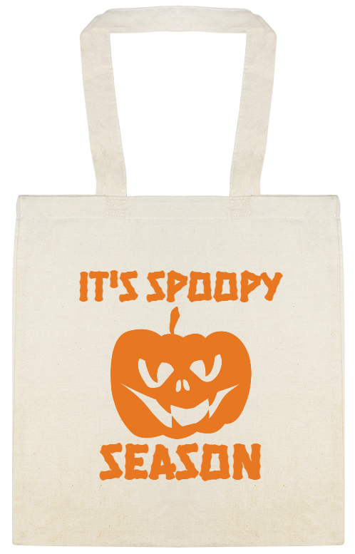 Halloween Its Spoopy Season Custom Everyday Cotton Tote Bags Style 142258