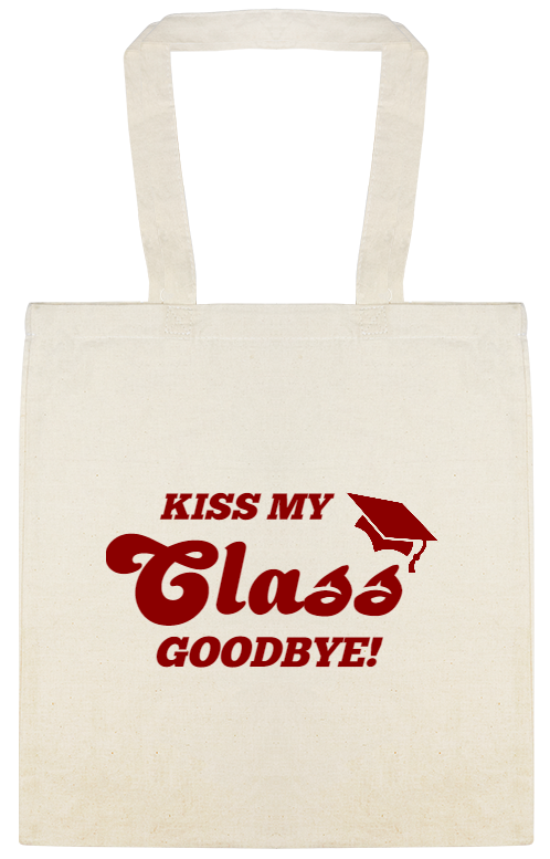 Parties & Events Kiss My Goodbye Class Custom Everyday Cotton Tote Bags Style 149856