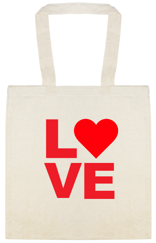 Valentines Custom Everyday Cotton Tote Bags Style 115450