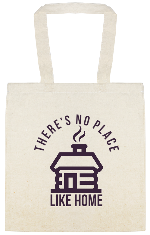 No Place Like Home Custom Everyday Cotton Tote Bags Style 144880