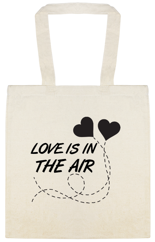 Love Is In The Air Custom Everyday Cotton Tote Bags Style 147229