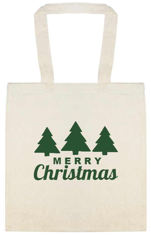 Holidays & Special Events M R Christmas Custom Everyday Cotton Tote Bags Style 145917