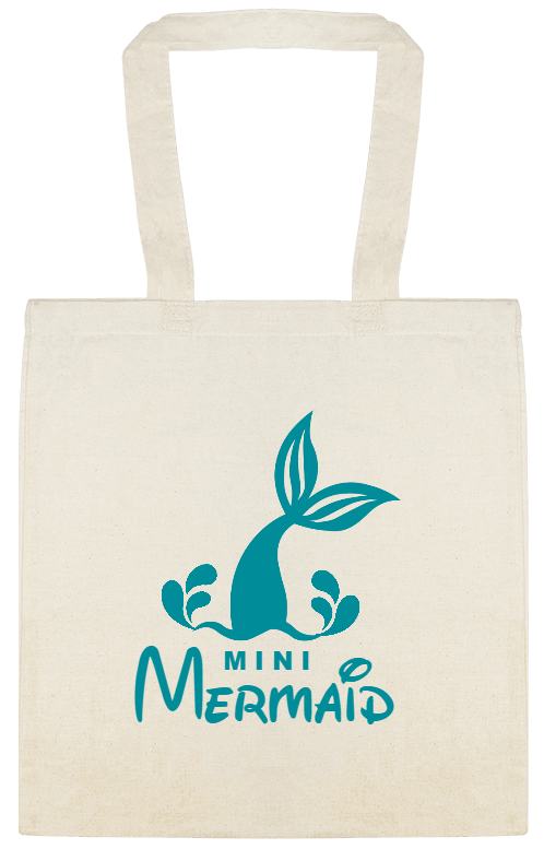 Seasonal M I Mermaid Custom Everyday Cotton Tote Bags Style 154173