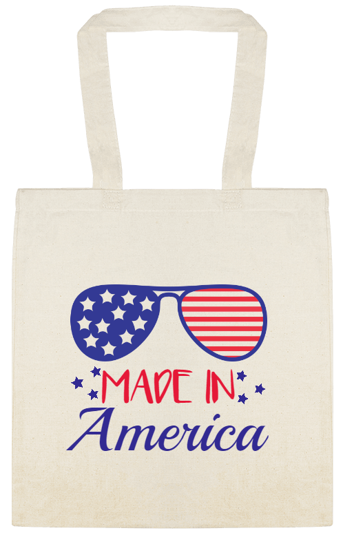 Holidays & Special Events Made In America Custom Everyday Cotton Tote Bags Style 153660