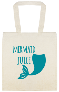 Seasonal Mermaid Juice Custom Everyday Cotton Tote Bags Style 138022
