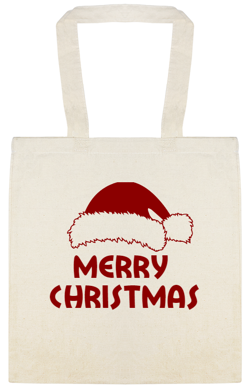 Holidays & Special Events Merry Christmas Custom Everyday Cotton Tote Bags Style 145932