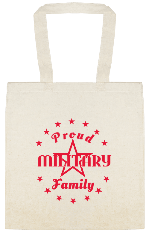 Holidays & Special Events Military Family Custom Everyday Cotton Tote Bags Style 151674