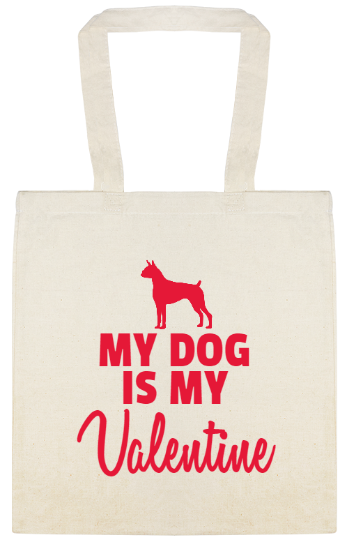 Valentines Day My Dog Is Custom Everyday Cotton Tote Bags Style 147231