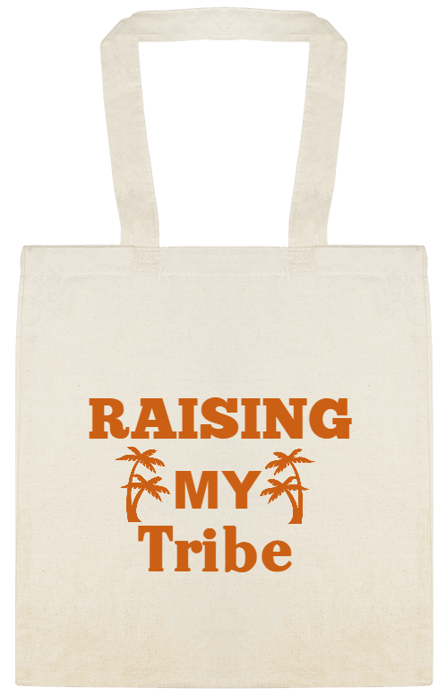 Seasonal My Raising Tribe Custom Everyday Cotton Tote Bags Style 154660