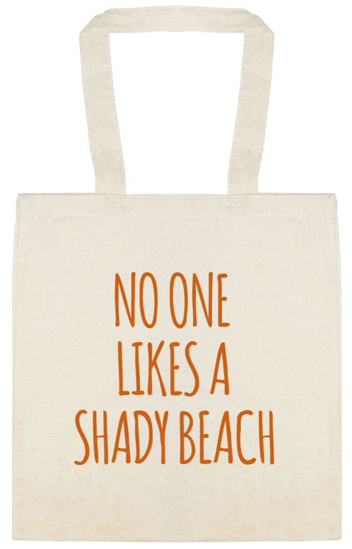 Parties & Events No One Likes Shady Beach Custom Everyday Cotton Tote Bags Style 151542