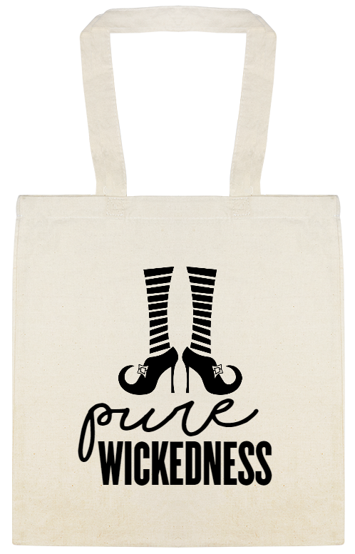 Halloween Pure Wickedness Custom Everyday Cotton Tote Bags Style 142583