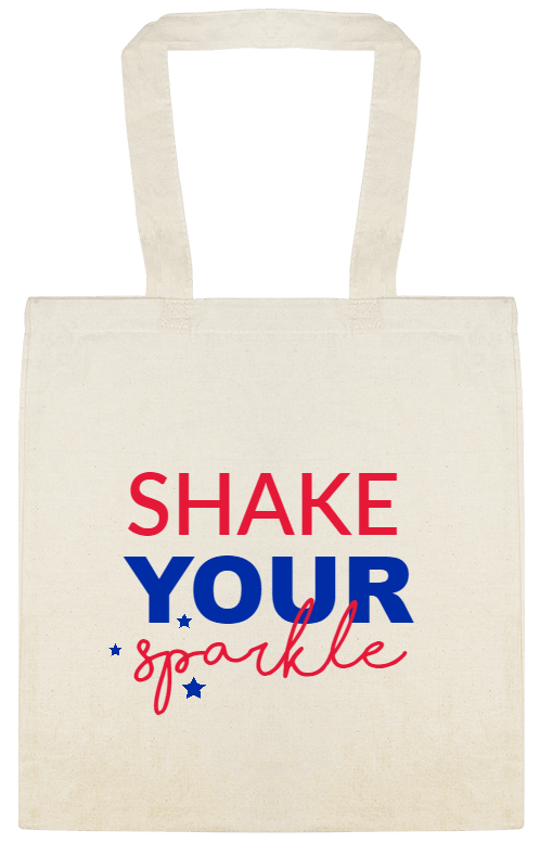 Holidays & Special Events Shake Your Sparkle Custom Everyday Cotton Tote Bags Style 153662