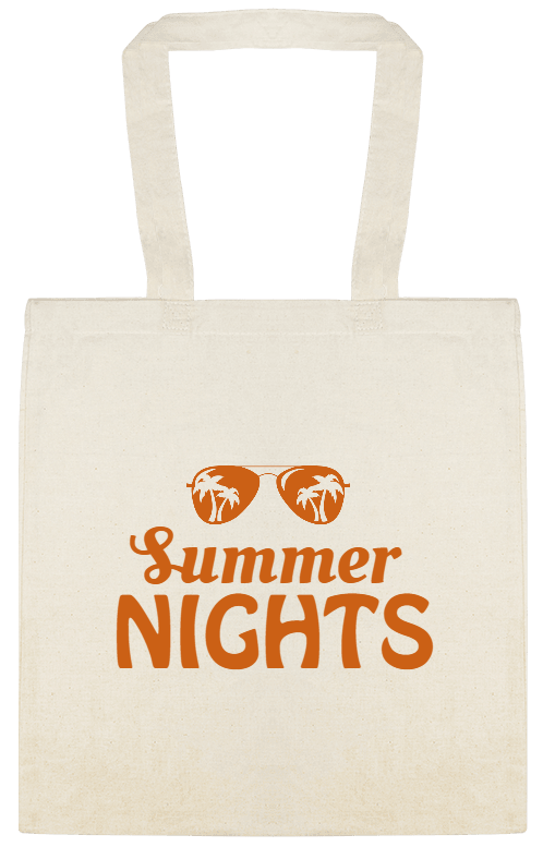 Seasonal Summer Nights Custom Everyday Cotton Tote Bags Style 154662