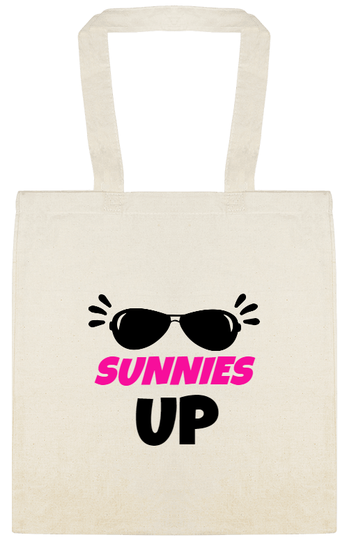 Seasonal Sunnies Up Custom Everyday Cotton Tote Bags Style 154083
