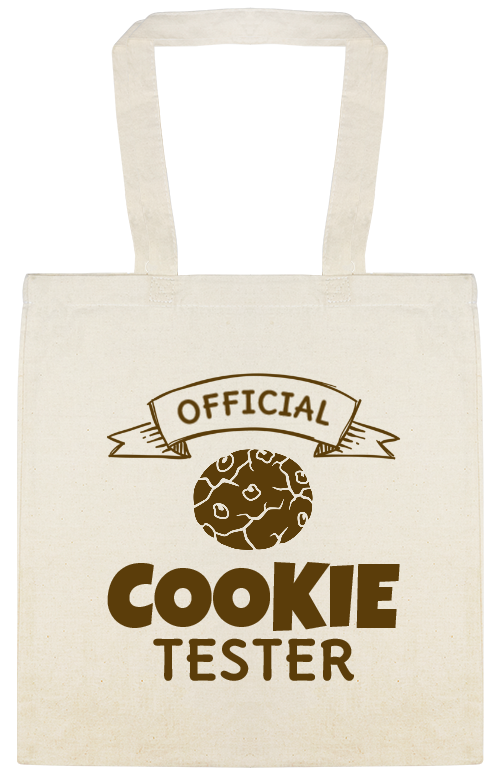 Official Cookie Tester Custom Everyday Cotton Tote Bags Style 145587