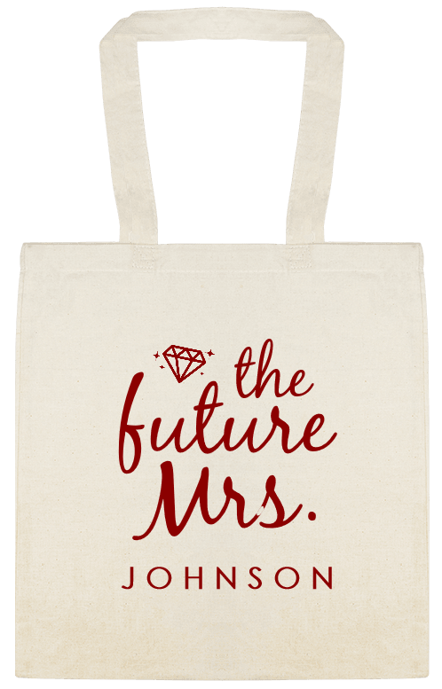 The Future Mrs J O N Custom Everyday Cotton Tote Bags Style 152064