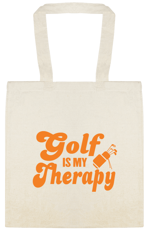 Sports & Teams Therapy Golf Is My Custom Everyday Cotton Tote Bags Style 150892