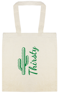 Seasonal Thirsty Custom Everyday Cotton Tote Bags Style 138009