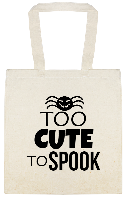 Halloween Too Cute To Spook Custom Everyday Cotton Tote Bags Style 143121