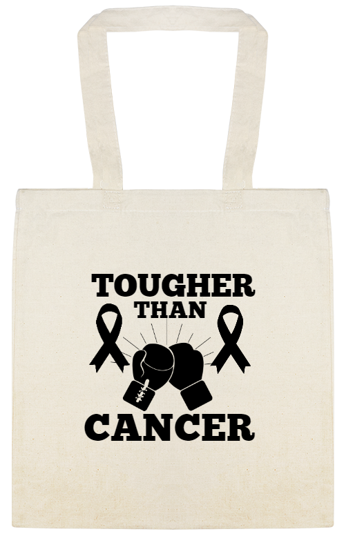 Special Events Tougher Than Cancer Custom Everyday Cotton Tote Bags Style 124032