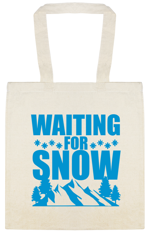 Waiting For Snow Custom Everyday Cotton Tote Bags Style 144067