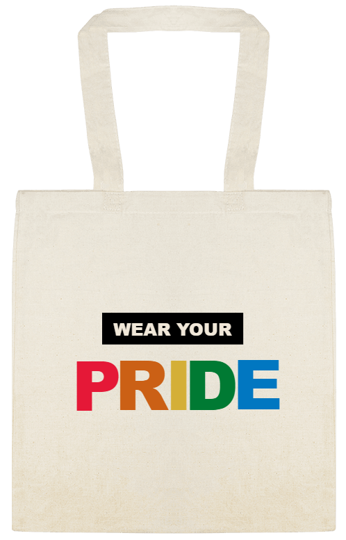 Charities, Fundraisers & Awareness Wear Your P Custom Everyday Cotton Tote Bags Style 152616