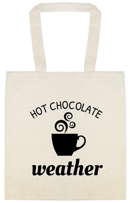 Hot Chocolate Weather Custom Everyday Cotton Tote Bags Style 145588