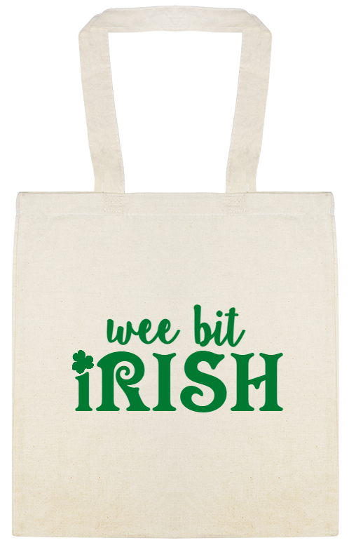 Holidays & Special Events Wee Bit Irish Custom Everyday Cotton Tote Bags Style 148688