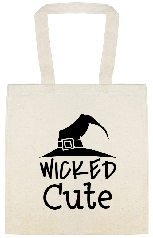Halloween Wicked Cute Custom Everyday Cotton Tote Bags Style 143060